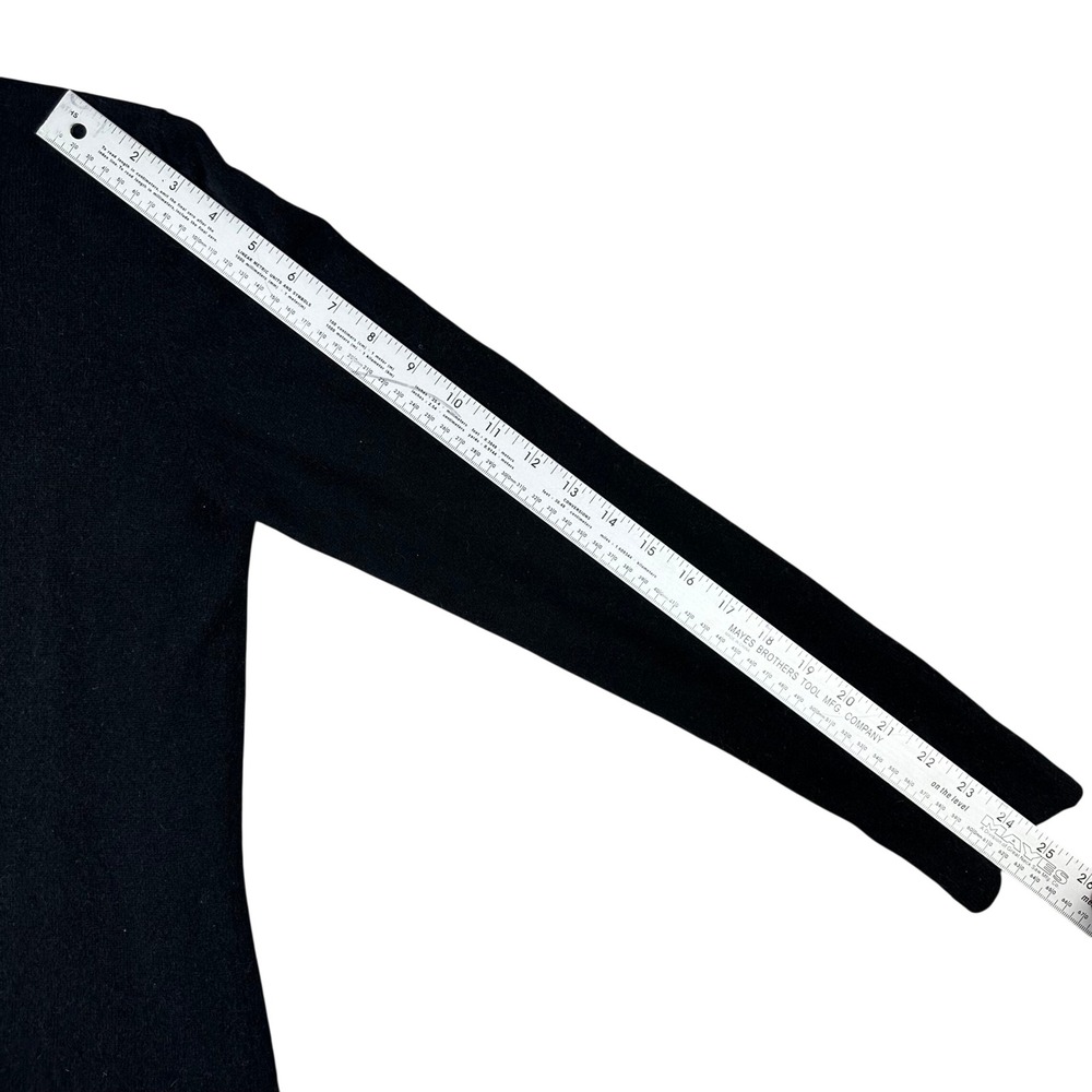 Pursuits Ltd Womens Black 100% Cashmere Mock Neck Long Sleeve‎ Sweater Size M - Picture 7 of 8